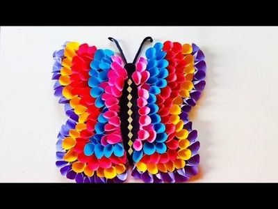 Beautiful Paper Butterfly Wall Hanging. paper Craft For Home Decor.Wall decor.Pinkyartsandcraft