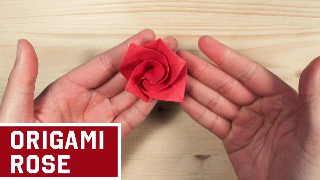 DIY How to Make an Origami Rose | Intermediate