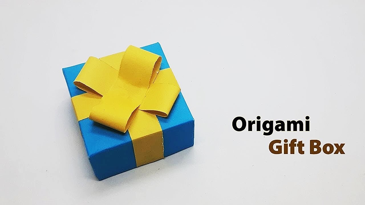 DIY MINI PAPER Gift Box. Paper Craft. Origami Gift Box DIY. Paper Crafts. Paper Gift Bag DIY