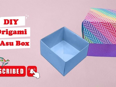 DIY Origami Box With Lid - How to Fold Origami Box With Lid?? Masu Box