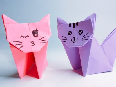DIY Origami Cat || How To Make An Easy Cat