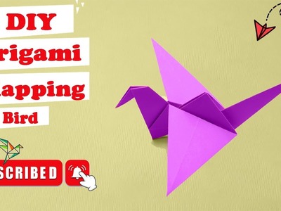 DIY Origami Flying Crane? - Cute Origami Flapping Bird with Fun Origami