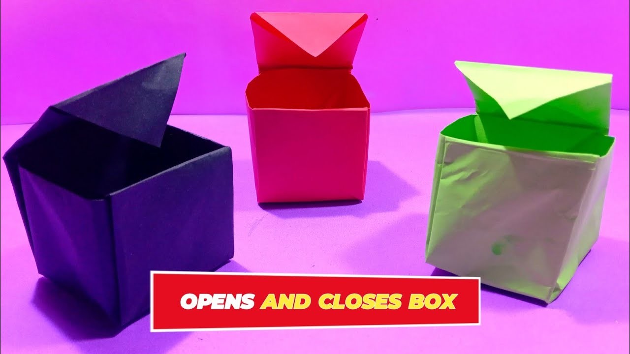DIY Origami Paper Gift Box | Hello Origami Lover