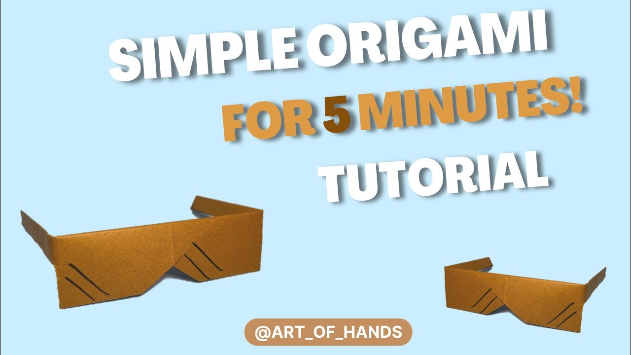 #diy #origami #tutorial  How to make easy origami for 5 minutes guide. Simple paper crafts