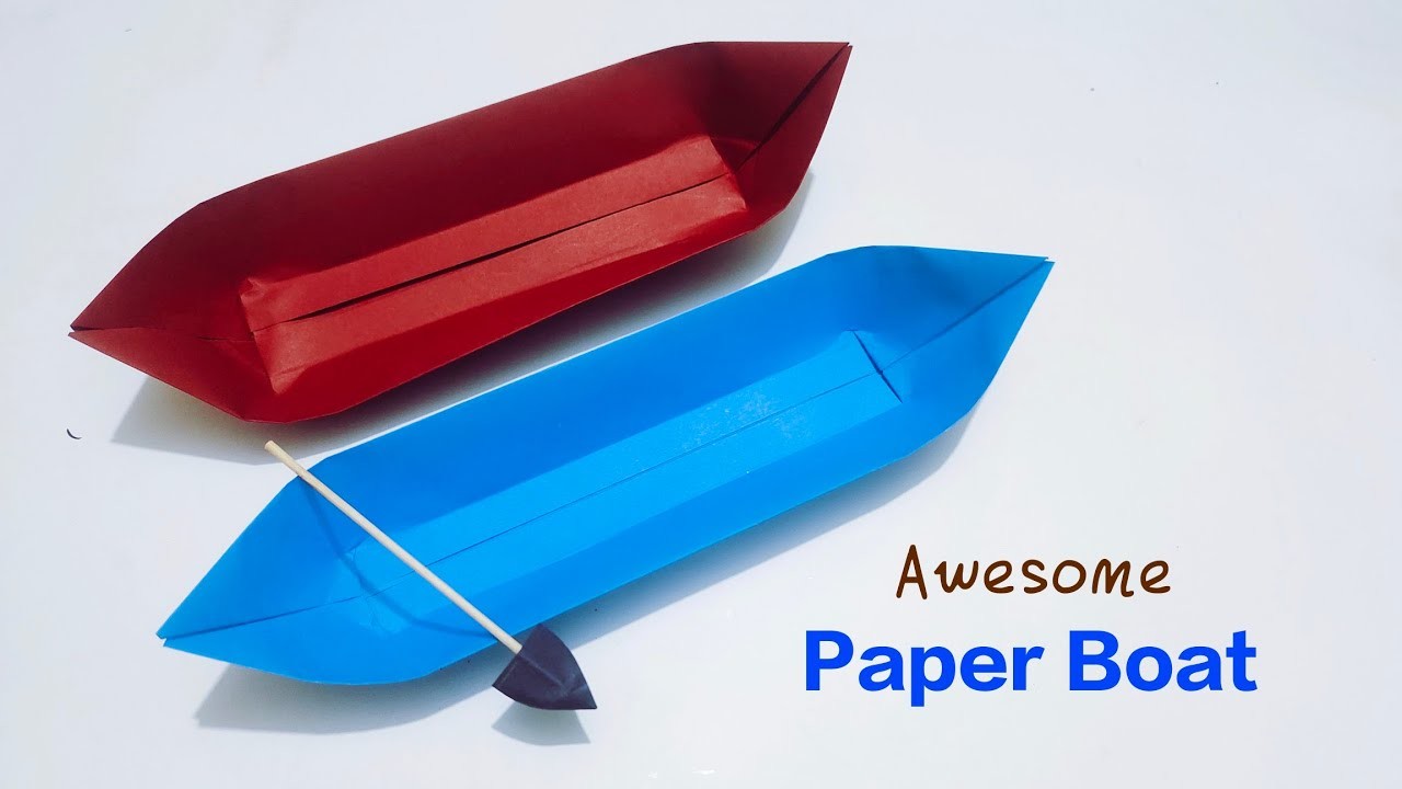 DIY Paper Boat | Easy Paper crafts | Origami crafts | School paper crafts