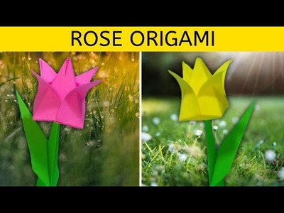 Flower origami ????easy way to make origami ????