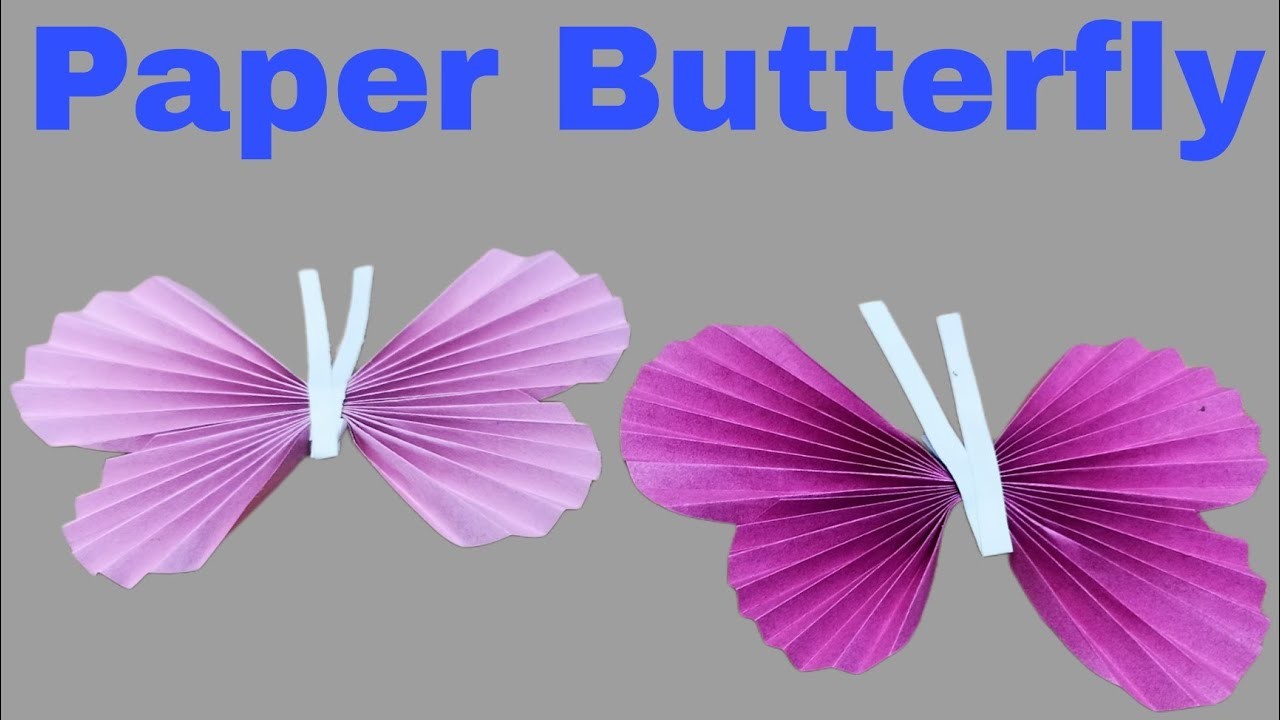 How to Fold a Butterfly using Origami Paper I How to Make Origami Paper Butterflies