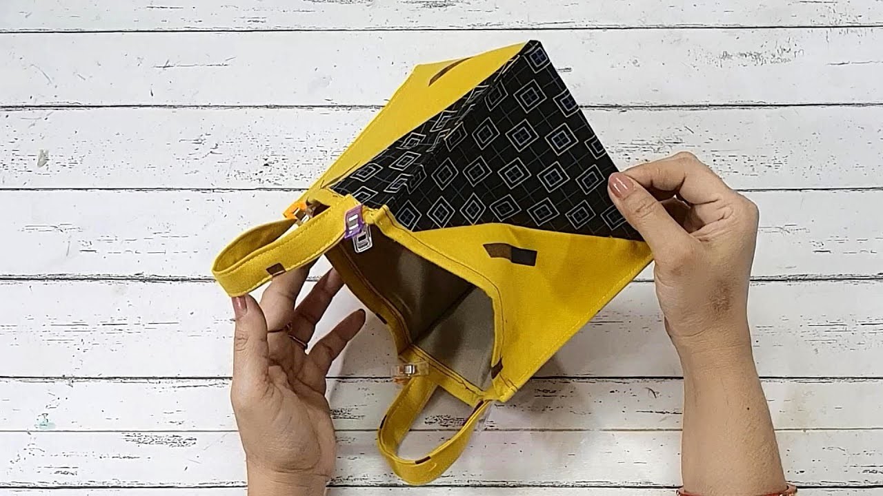 How To Make A Basket Bag From Scrap Fabrics
