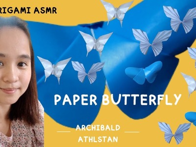 How to make a paper butterfly easy - Cách làm bướm giấy - Part 1