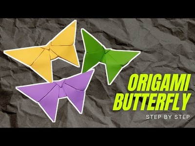 How To Make A Simple And Easy Butterfly Origami - Suhu Origami