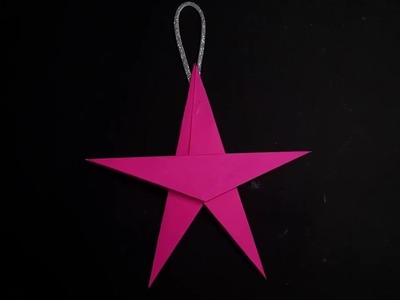 How to make a simple origami paper star in 5 minutes #artandcraft #papercraft #handcraft #origami