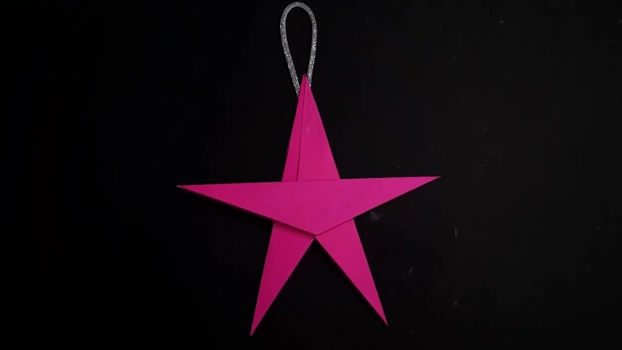 How to make a simple origami paper star in 5 minutes #artandcraft #papercraft #handcraft #origami