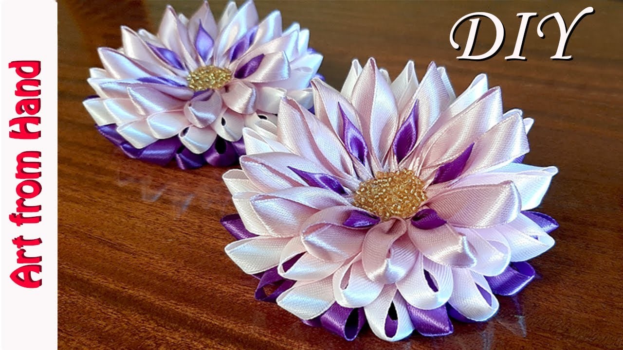 How To Make Amazing Ribbon Flowers❓Ribbon Making