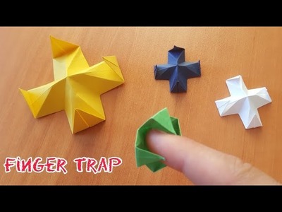 How to make DIY origami FINGER TRAP