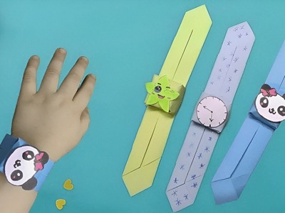 How to Make Easy Paper Watch|DIY Origami Paper Watch