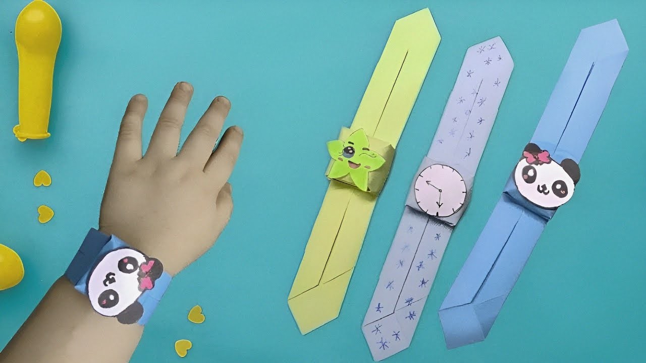 How to Make Easy Paper Watch|DIY Origami Paper Watch