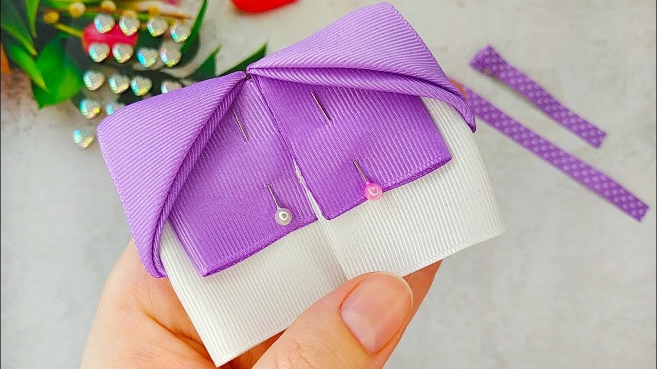 How to make Hair Bows - With step by step video tutorial ????
