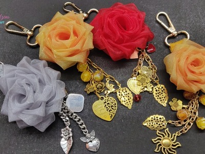 How to make Organza Rose Accessory