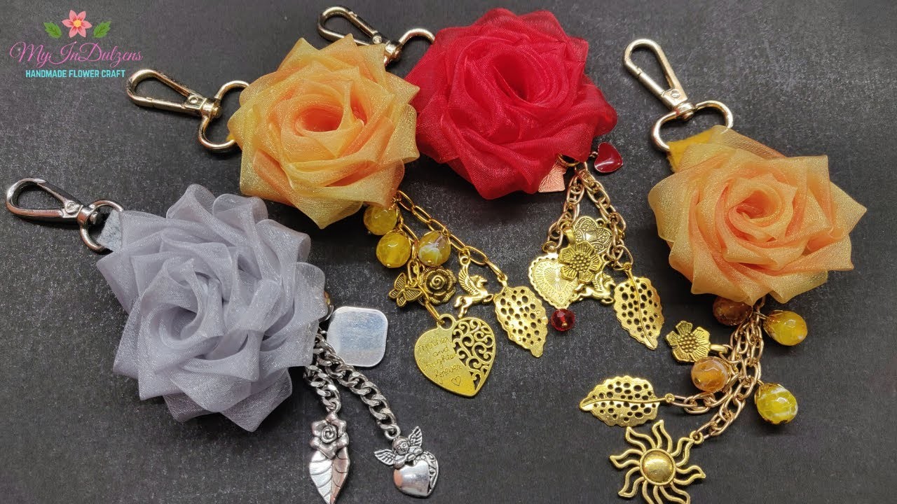 How to make Organza Rose Accessory