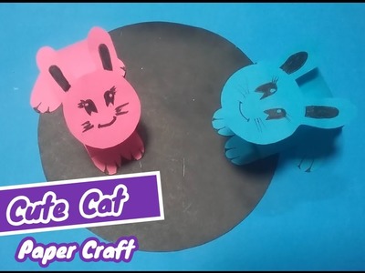 How To Make Origami Cat Easy - Cute Cat Papercraft | DIY