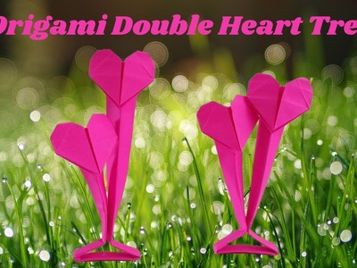 How to Make Origami Double Heart Easy Step by Step