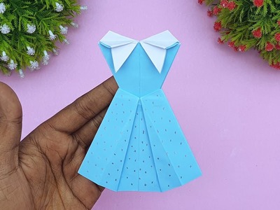 How To Make Origami Dress For Valentine Day | Crafts | DIY Valentine Day Special Dress making Ideas