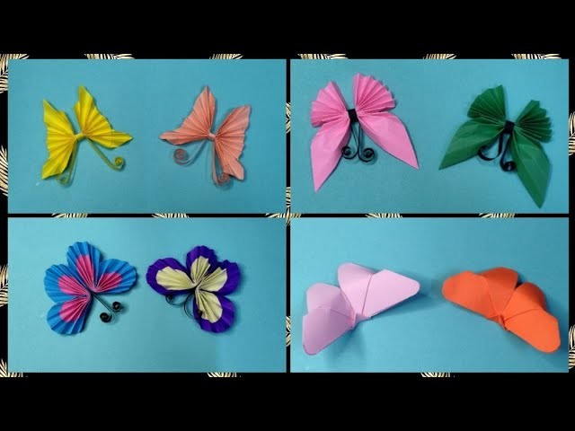 How To Make Paper Butterflies | Origami Paper Butterflies | Paper Craft Idea