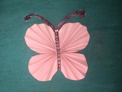 How to make paper craft butterfly.DIY easy paper craft butterfly @npcreative64