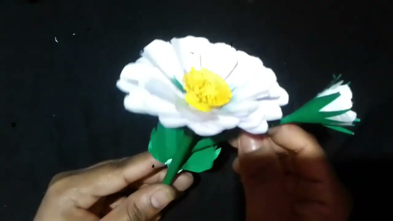 How To Make Paper Flowers.Diy Paper Flowers.Origami Flowers.Paper Project for school.TN Crafty