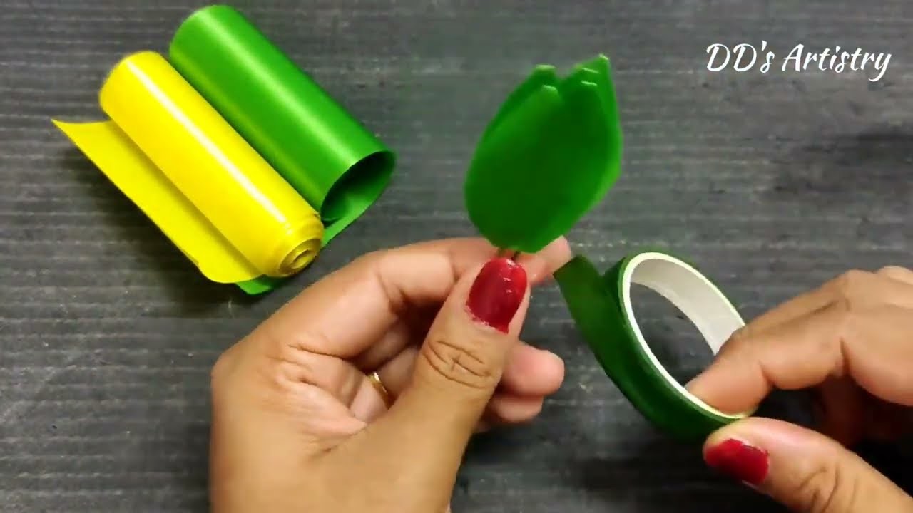 How to Make Ribbon Flowers. DIY Ribbon Flower Tutorial