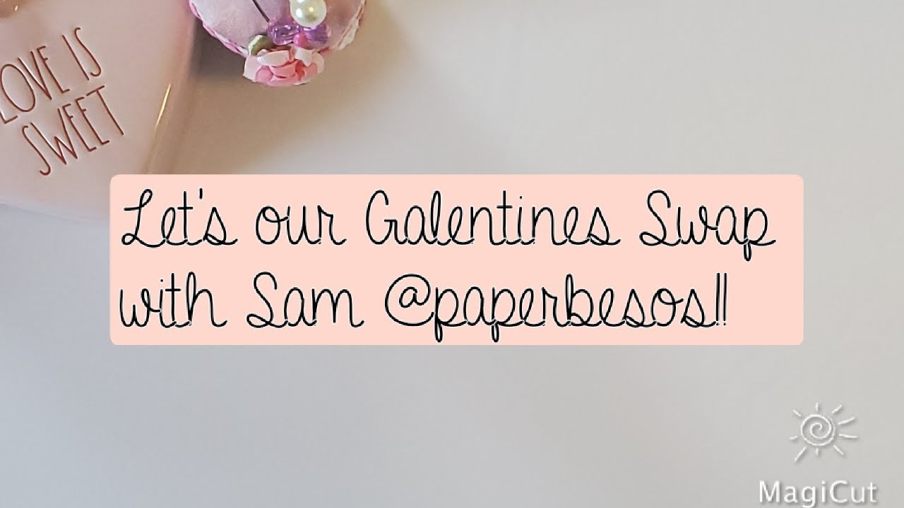Let's Open our Galentines Swap with Sam @paperbesos! ???? #handmade #papercraft