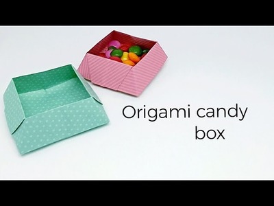 Origami Candy Box | How to Make a Paper Box | Origami Tutorial