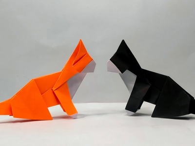 Origami cat - how to make origami cat