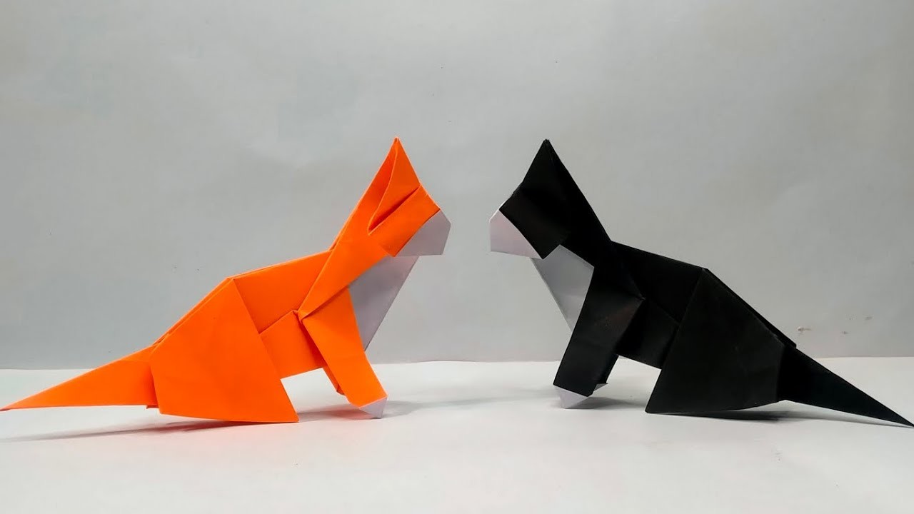 Origami cat - how to make origami cat