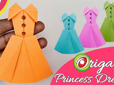 ????Origami Dress-How to make a paper Dresses || Paper Craft Princess Dresses|| Paper Craft