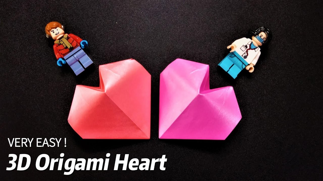 Origami Heart 3D | How to Make Origami Heart Easy