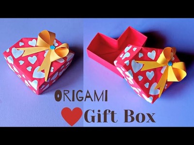 Origami Heart ♥️ Box | How To Make A Heart Gift Box With Paper | DIY Gift Box | Origami