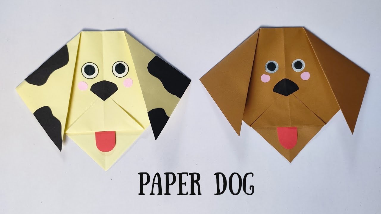 ORIGAMI PAPER DOG. How to Make Origami Paper Dog. DIY Paper Dog. Easy Paper Dog Tutorial