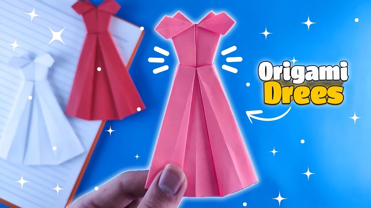 Origami Paper Drees 2023 | DIY Origami Paper Dress | How to make paper drees