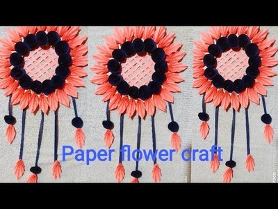 Paper flower wall hanging ????paper craft