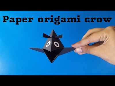 Paper origami crow | diy paper toy | Paper crow | papercraft #crow #toys  #bird @learntomakewithsam