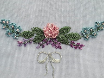 Rose Flower Embroidery needle Tatting stitch for petals