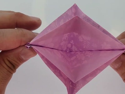 Traditional Origami fold "No Name" model - paper craft ASMR (no talking)