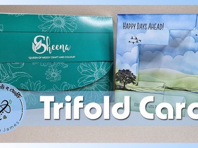 Trifold Card | Papercraft Society Box 40 | Made to Surprise - Showstopper card