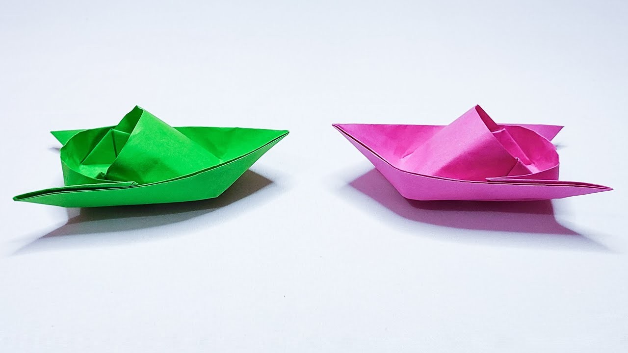 Very easy ! how to make  paper boat part 3 #diy #origami #paperboat #boat #ship #papercraft #howto