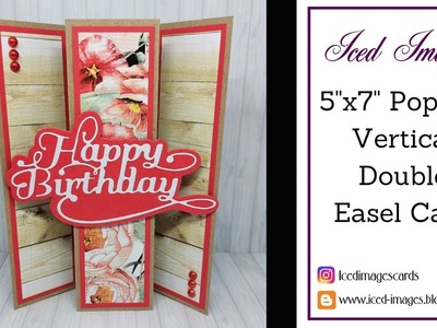 5x7 Pop Up Vertical Double Easel Card