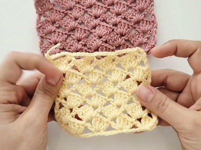 Amazing Easy ✅ square crochet baby blanket pattern ????
