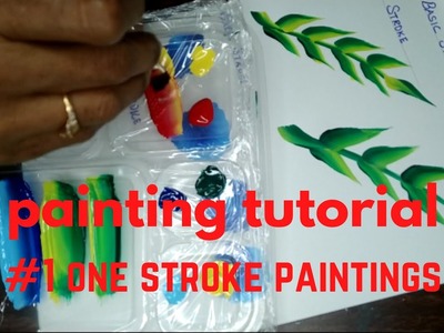 Basic Strokes #art tutorial #acrylicpaintingforbeginners #paintingtutorial  #onestrokepainting