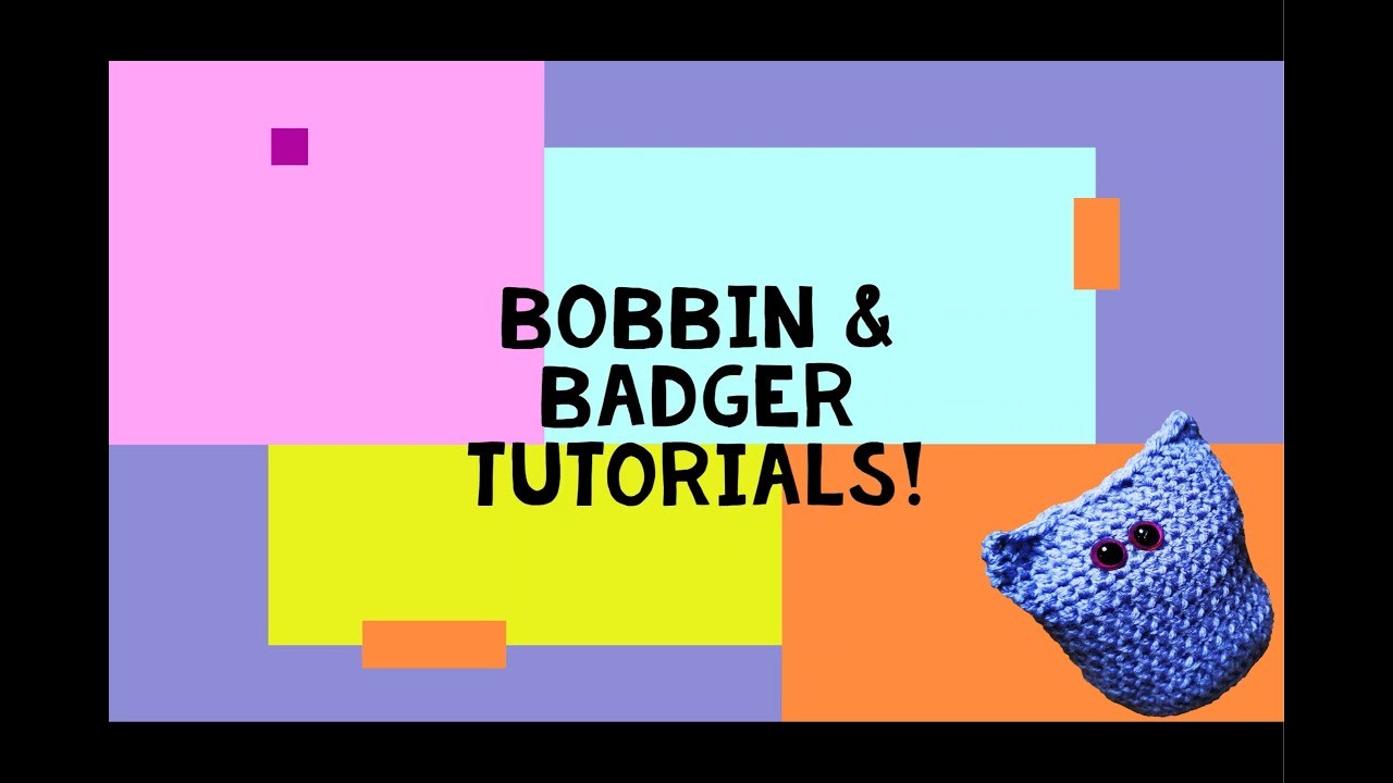 Bobbin & Badger Tutorials - How to add a UK Double Crochet (DC) row to a Foundation Chain (FC)