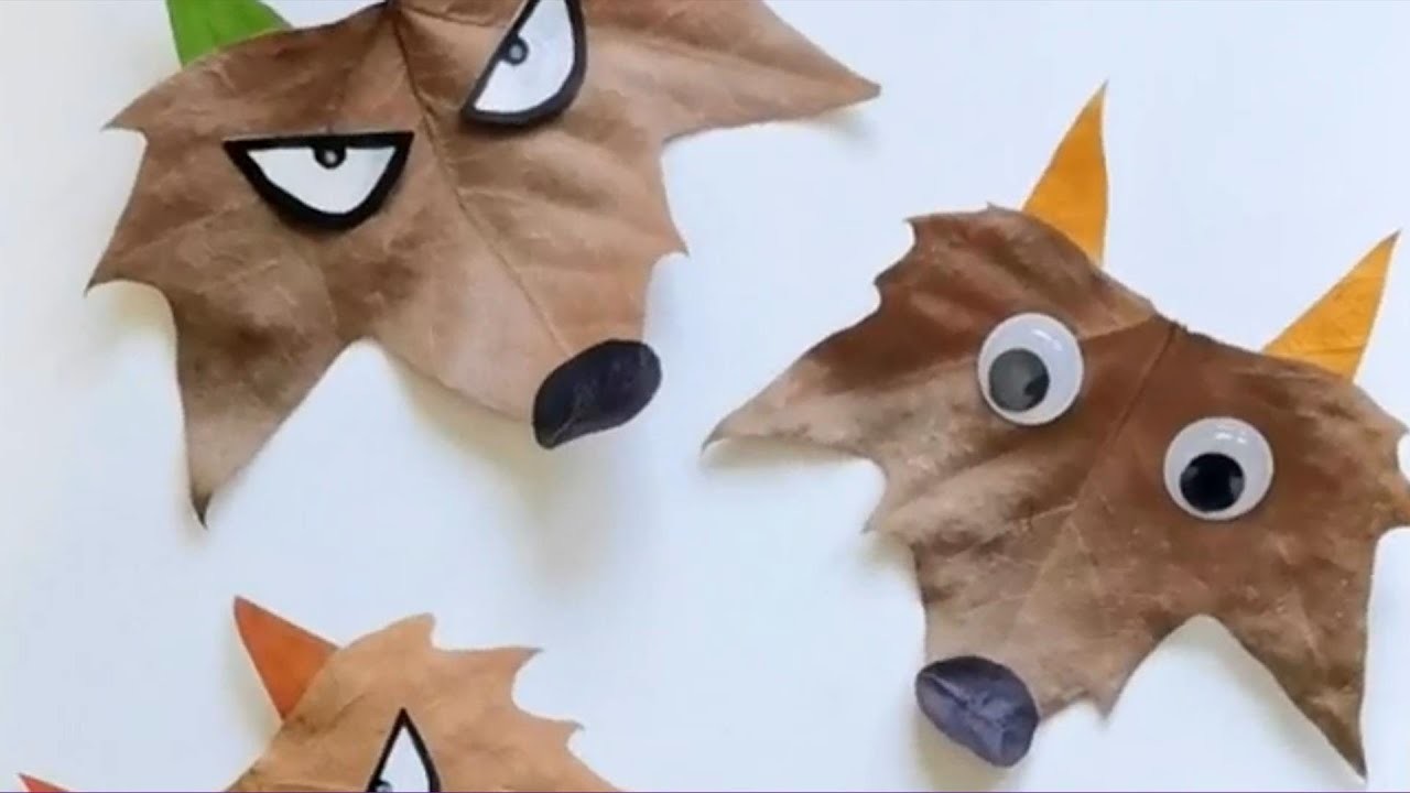 Creativity Entertainment | How to make fox with leaves, sheep with broccoli, pictures with leaves